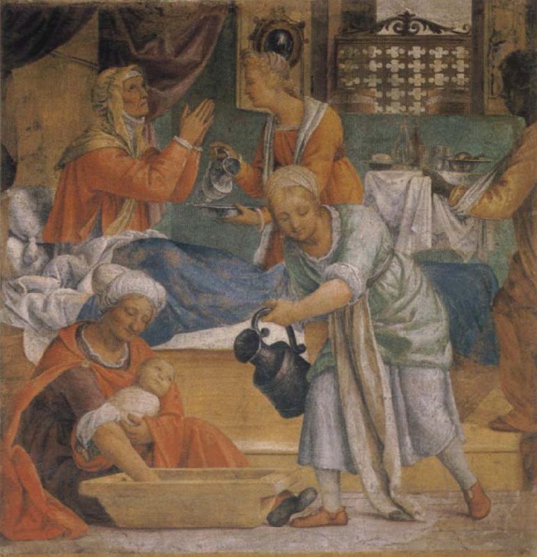 LUINI, Bernardino Birth Maria